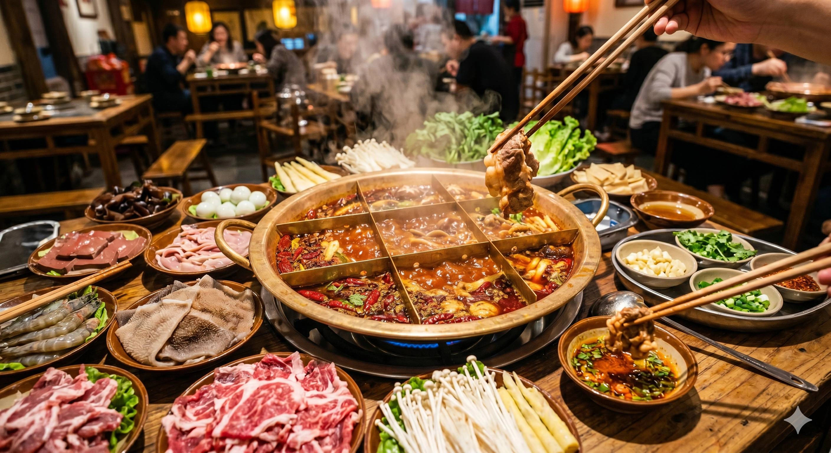 台北麻辣鍋,夾肉,老火鍋
